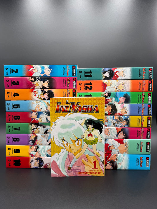 Inuyasha Vizbig (3-in-1) Manga Volumes 1-18 Complete Set Brand New English