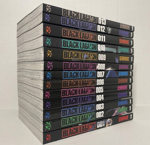 Black Lagoon Manga Volumes 1-13 English Brand New US Authentic Viz Media