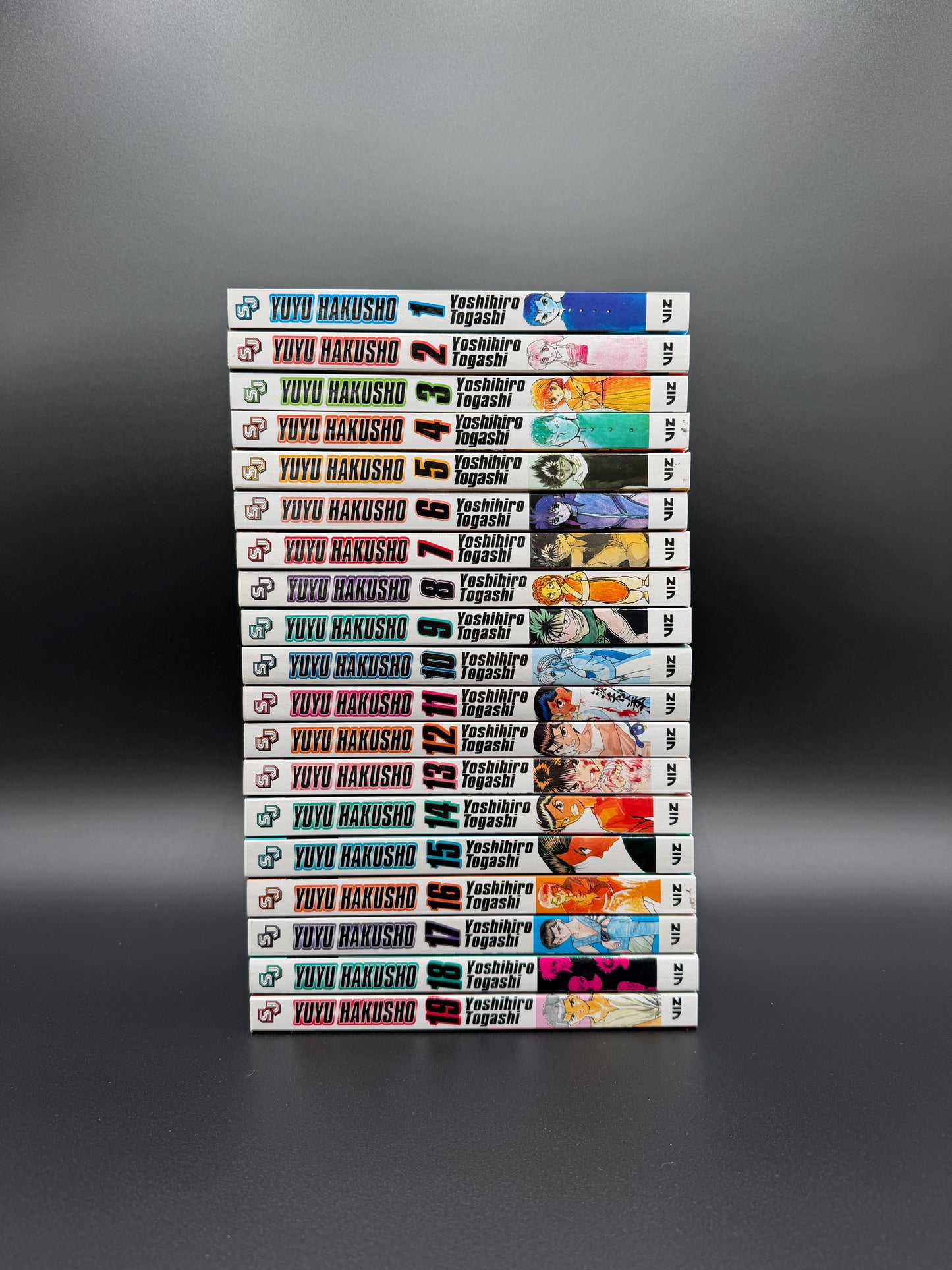 YuYu Hakusho Manga Volumes 1-19 English Complete Set New Authentic Viz Media