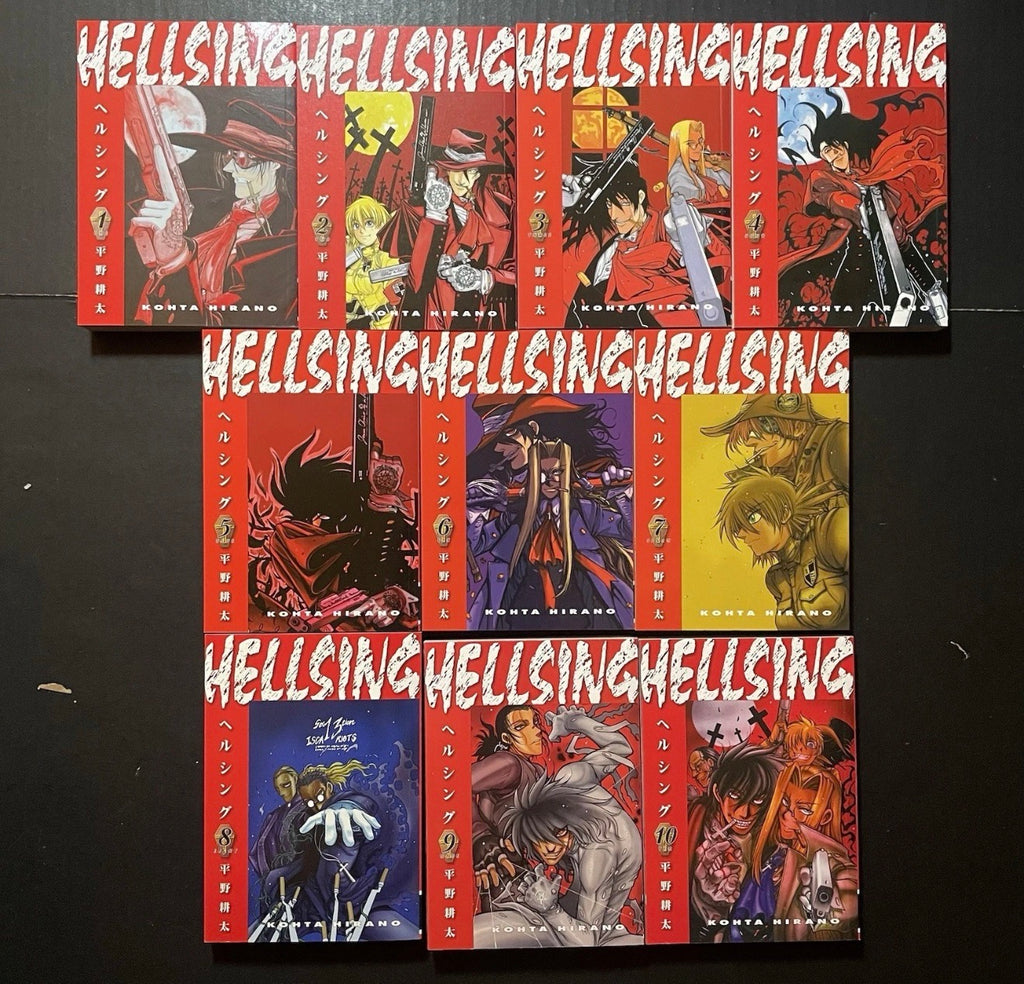 Hellsing Manga Volumes 1-10 Complete Brand New English US Authentic Dark Horse