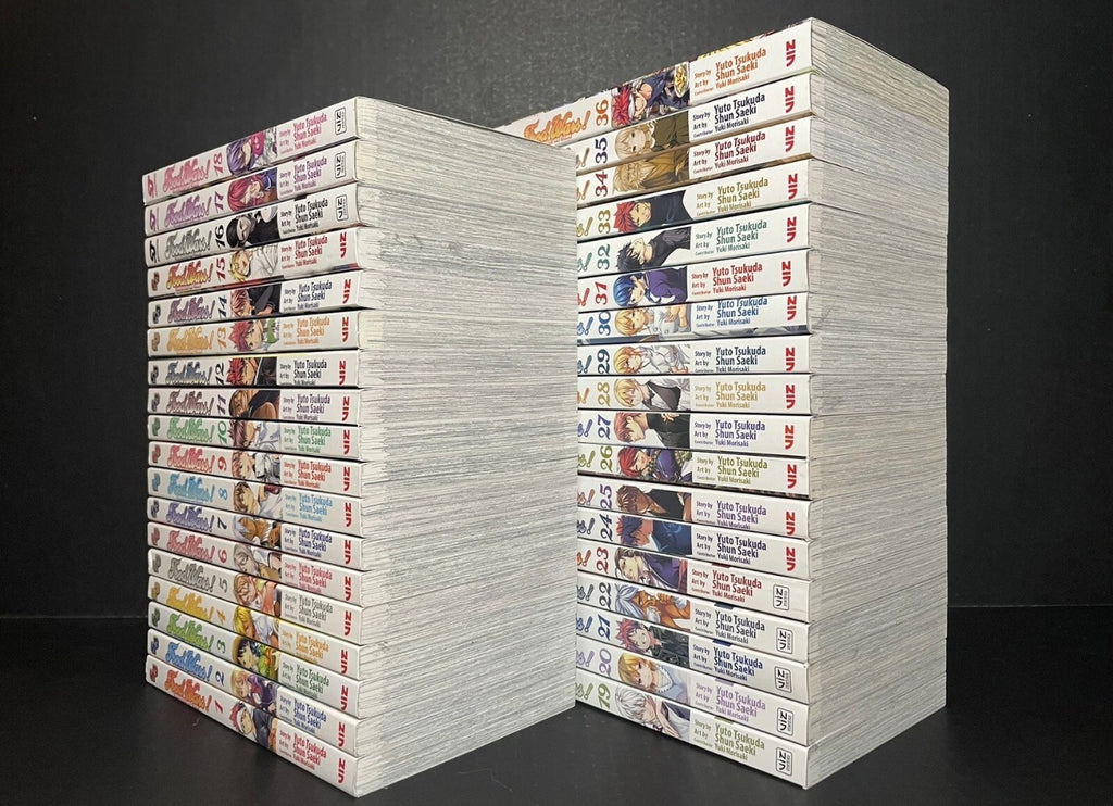 Food Wars! Manga Volumes 1-36 Brand New Complete Set English Authentic Viz Media