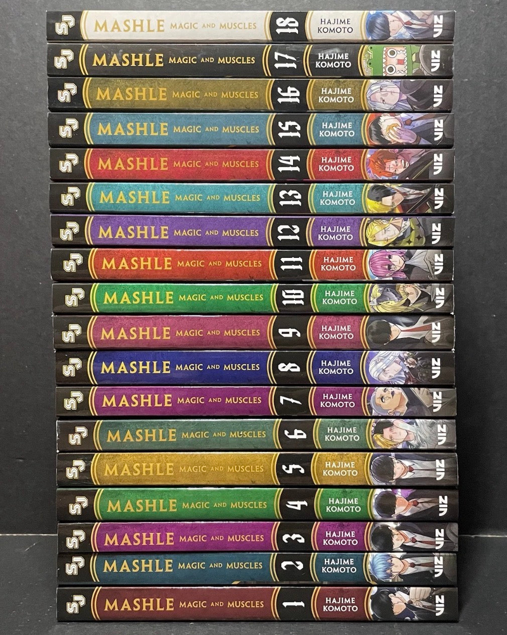 Mashle Magic and Muscles Manga Volumes 1-18 New English Authentic US Viz Media