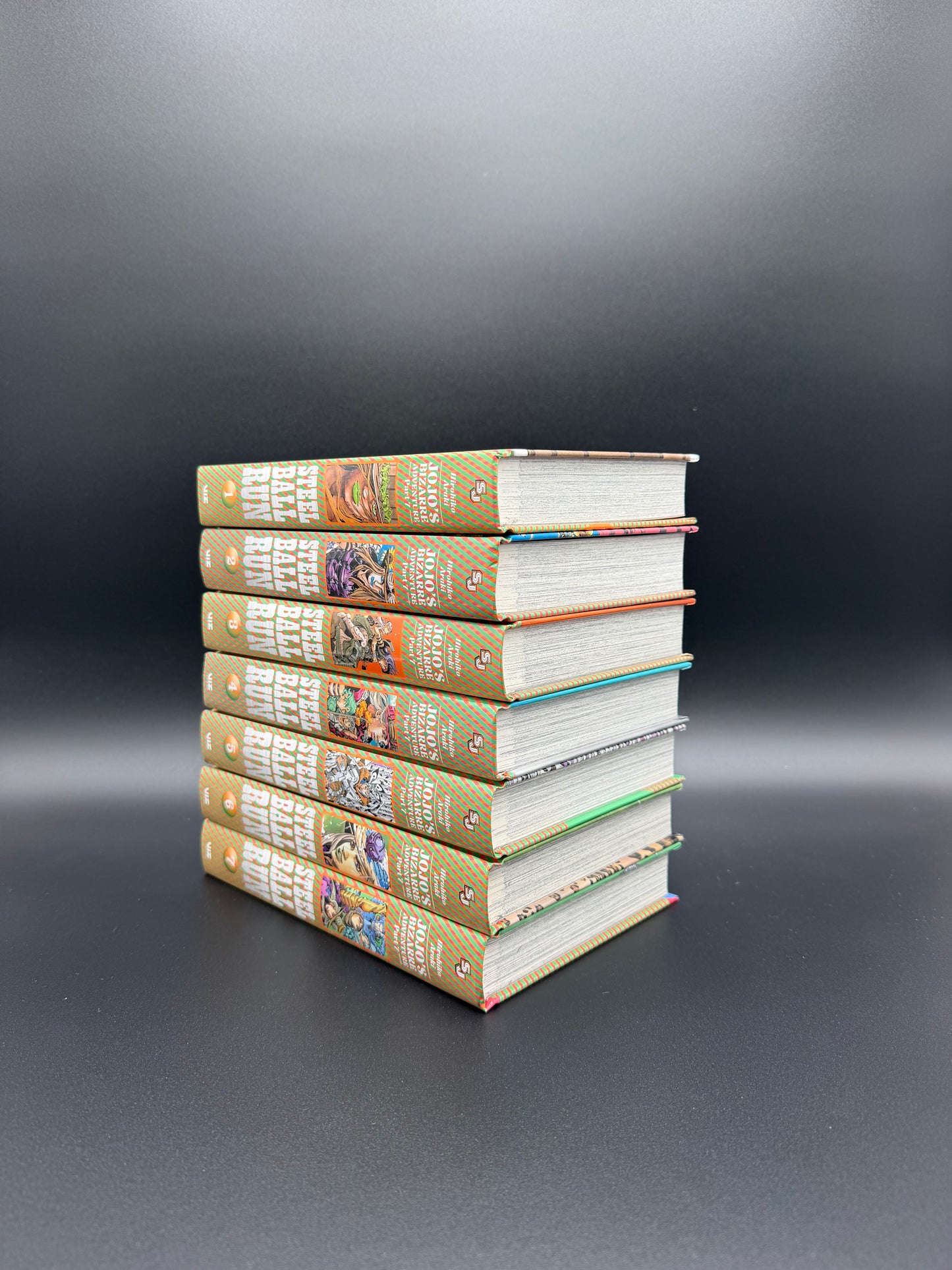 Jojo’s Bizarre Adventure Part 7 Steel Ball Run Manga Volumes 1-7 New English