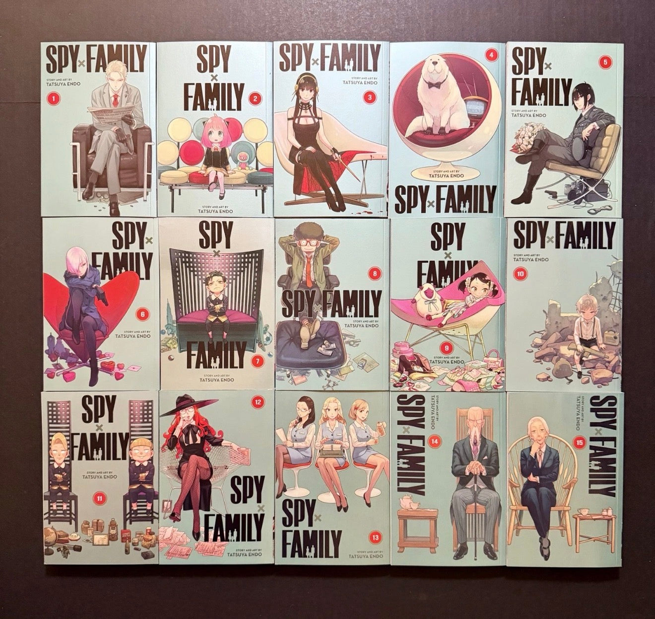 Spy x Family Manga Volumes 1-15 Brand New English US Authentic Viz Media